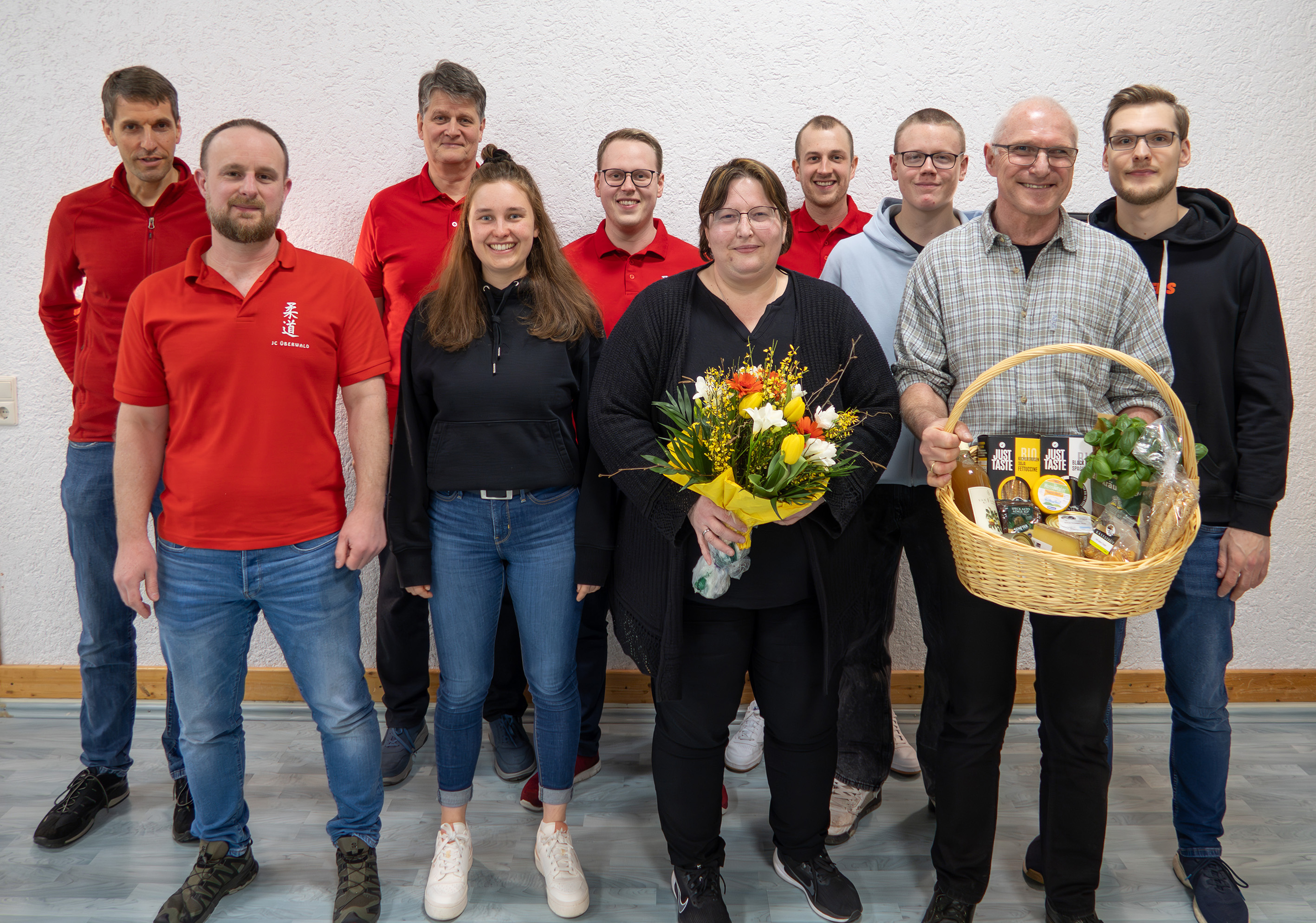 Alter und neuer Vorstand Judo-Club Überwald