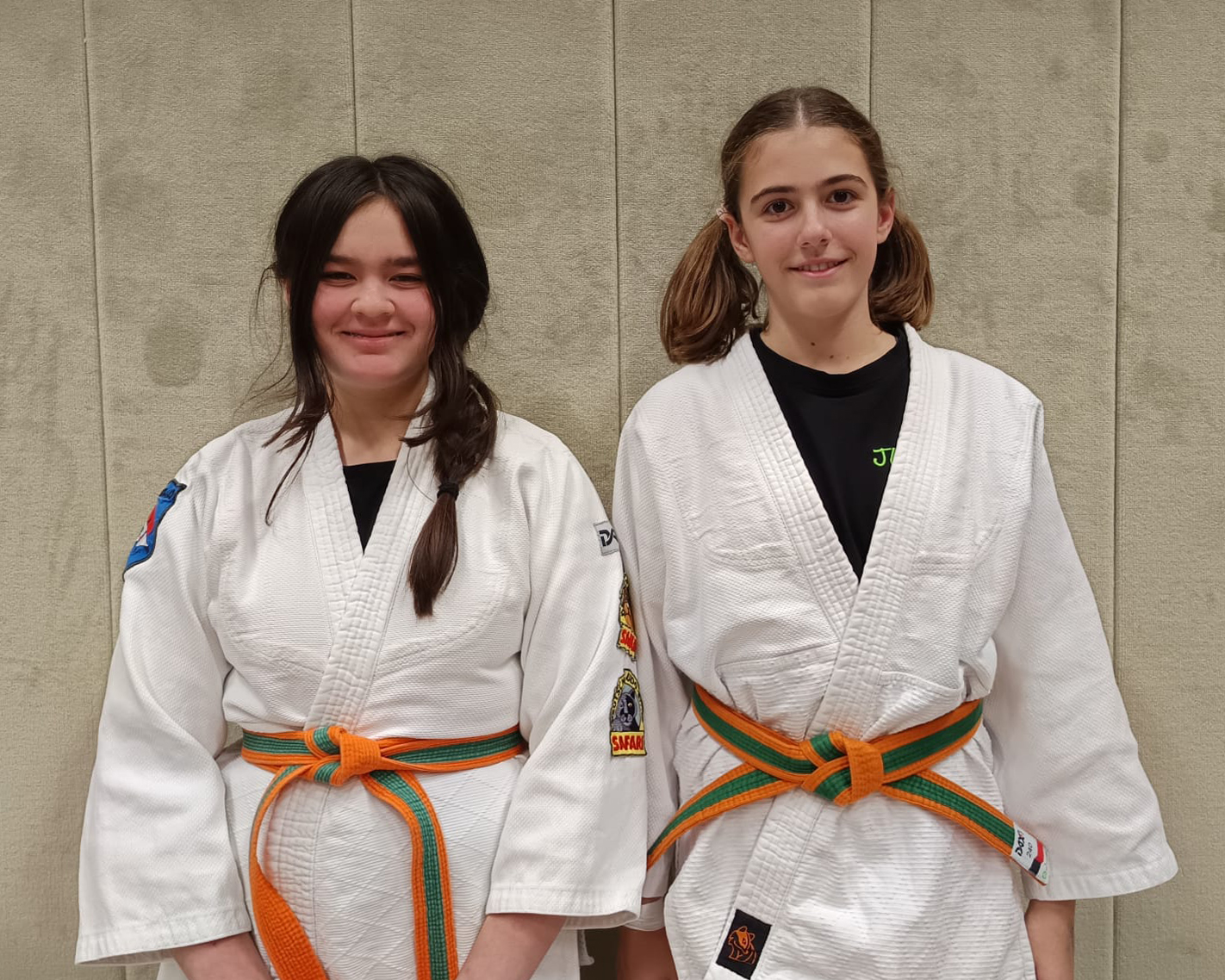 Sportassistenten Judo-Club Überwald Sportassistenten Bianca Huber und Johanna Schumacher