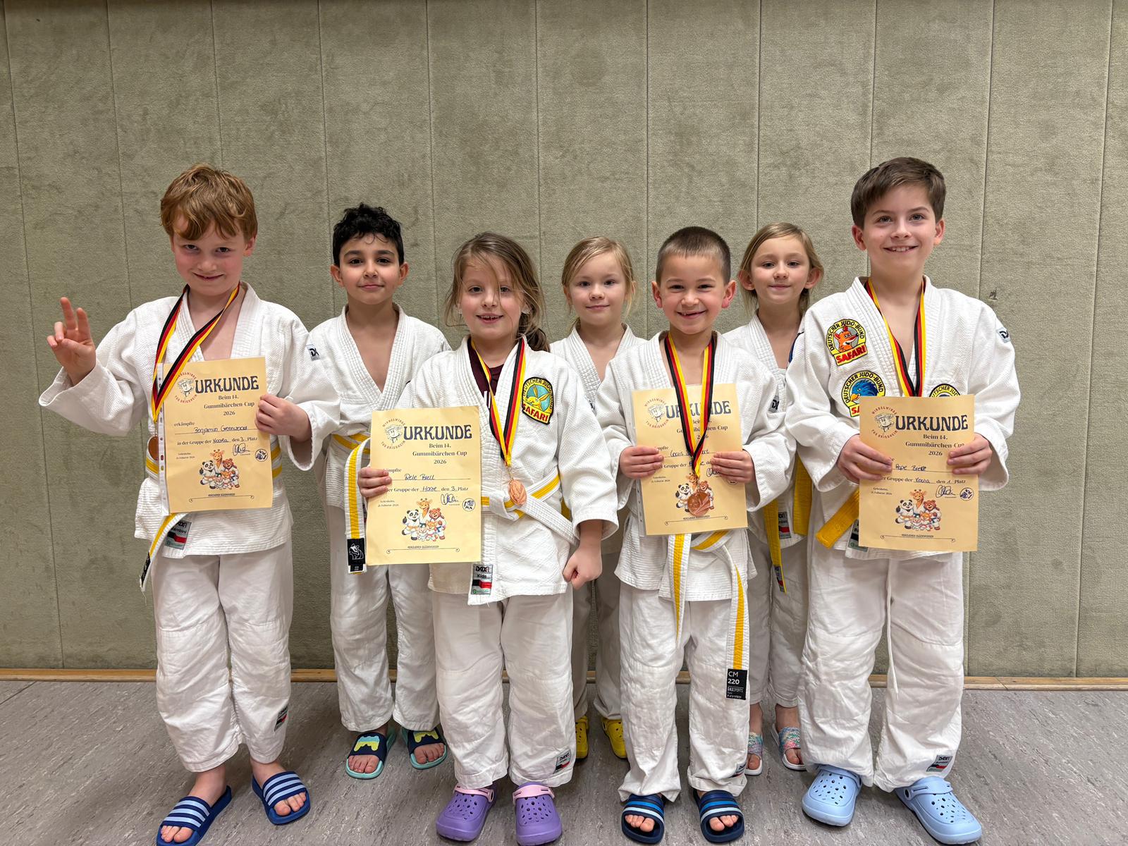 Gummibärchen Cup in Griesheim Erfolgreiche Kämpfer des Judo-Club Überwald 1974 e.V.